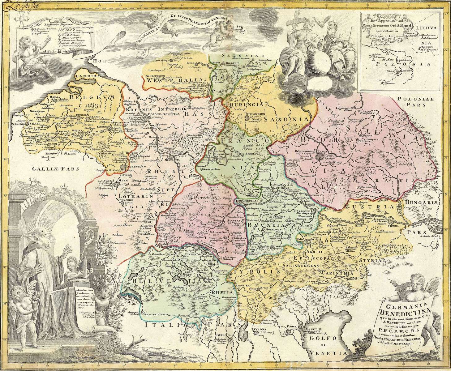 Lotter TC -1732- Germania Benedictina online puzzle