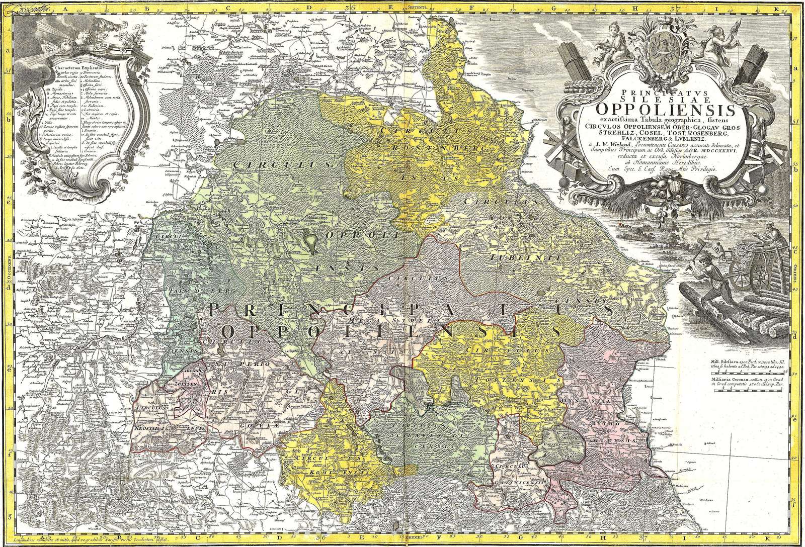 Lotter TC -1736- Principatus Silesiae Oppoliensis online puzzle
