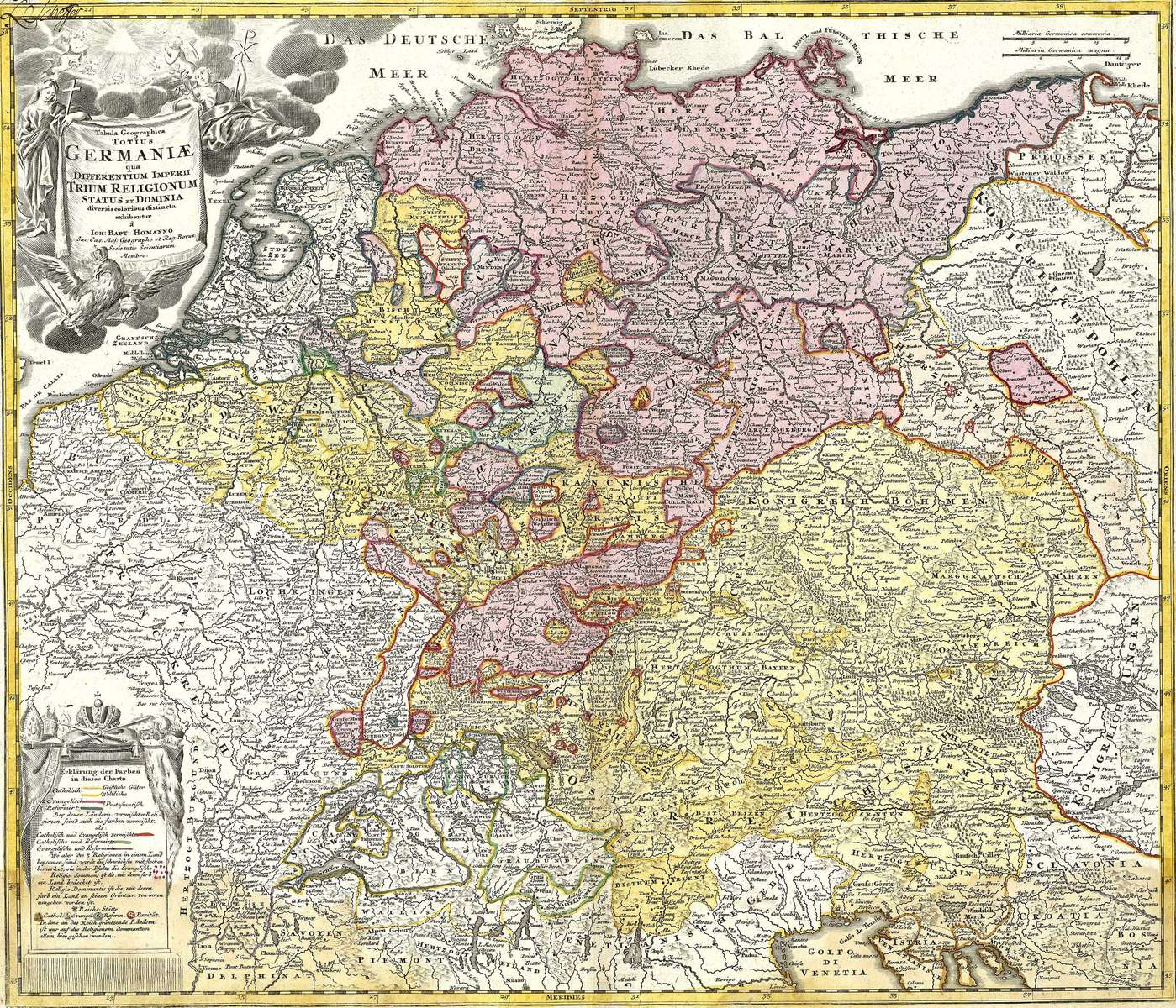 Lotter TC -1738- Totius Germaniae trium Religionum jigsaw puzzle online