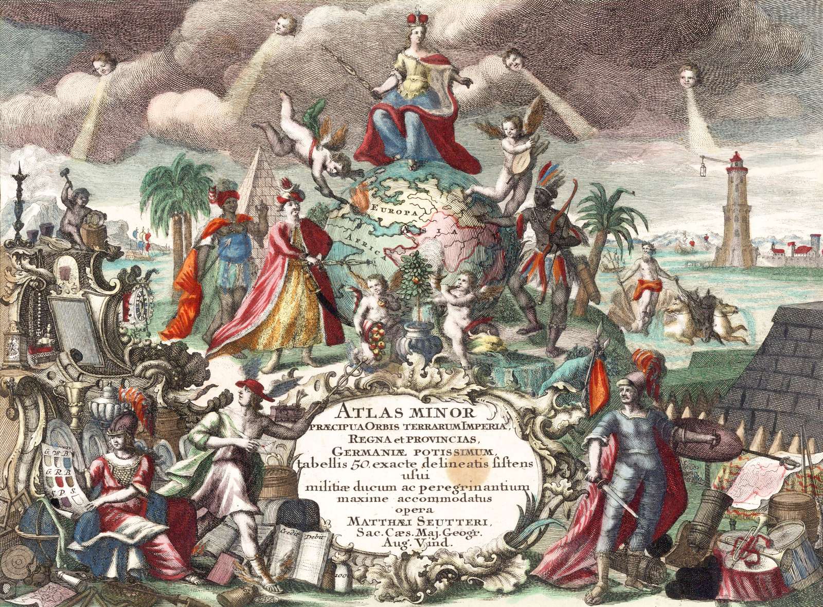 Lotter TC -1744- Atlas Minor online puzzle