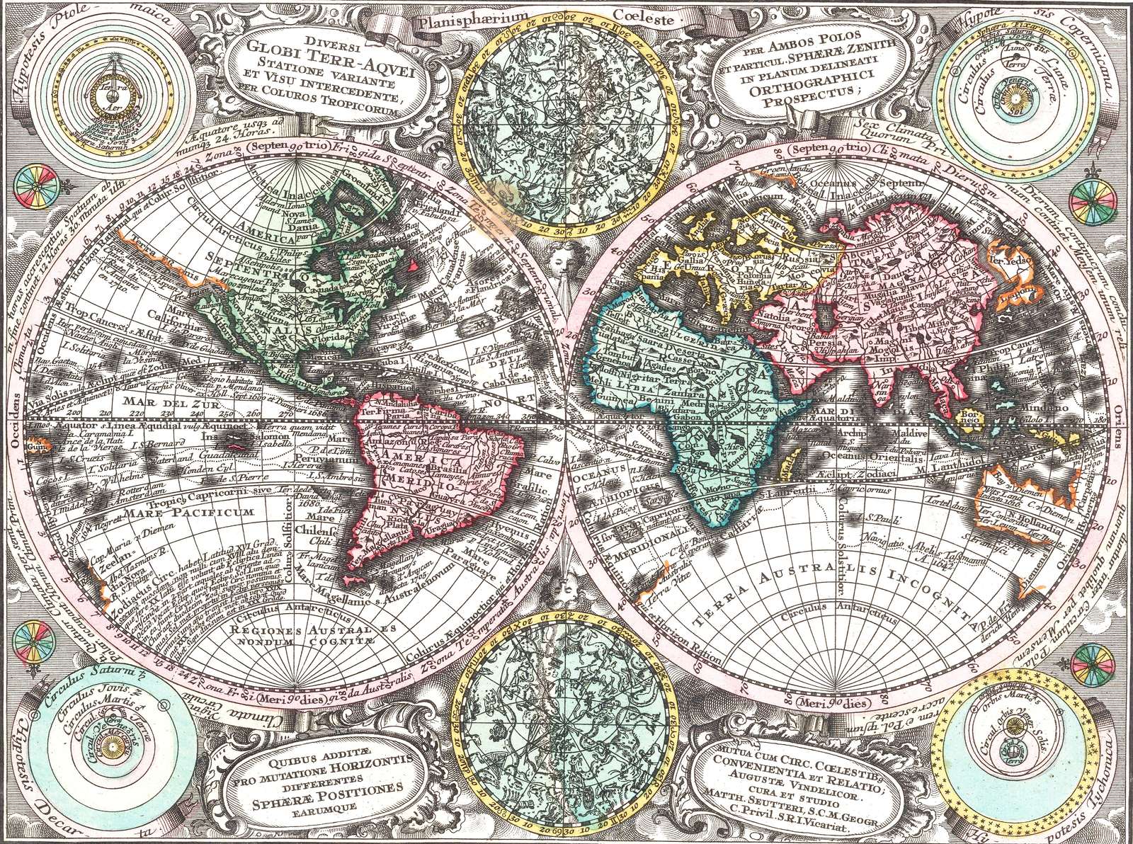 Lotter TC -1744- Planisphaerium Coeleste online puzzle