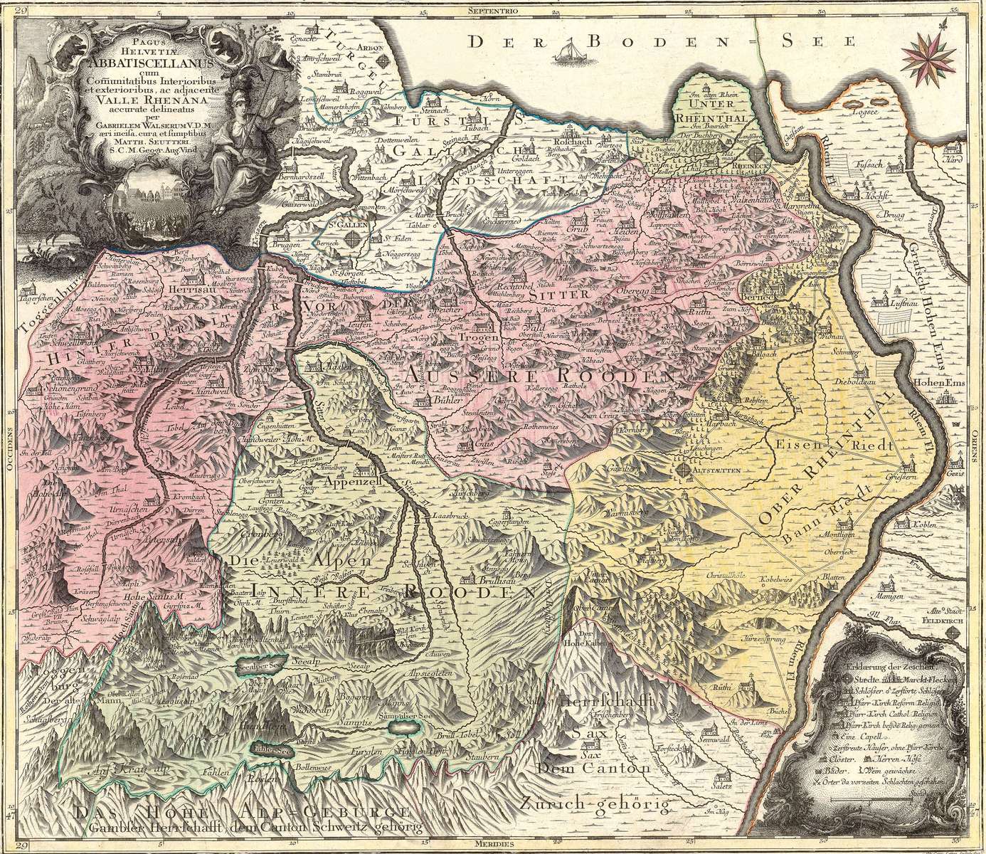 Lotter TC -1745- Pagus Helvetiae Abbatiscellanus online puzzle