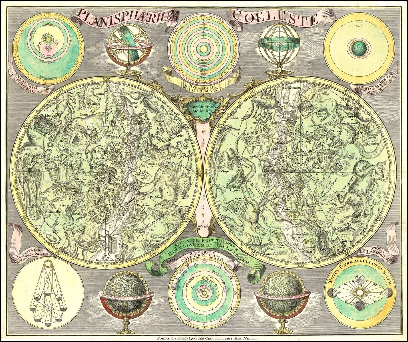 Lotter TC -1750- Planisphaerium Coeleste jigsaw puzzle online