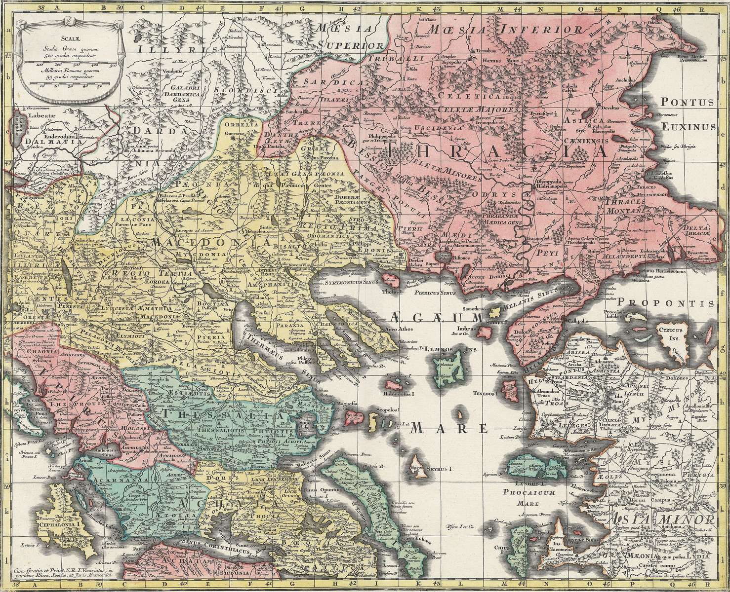 Lotter TC -1756- Graeciae pars Septentrionalis jigsaw puzzle online