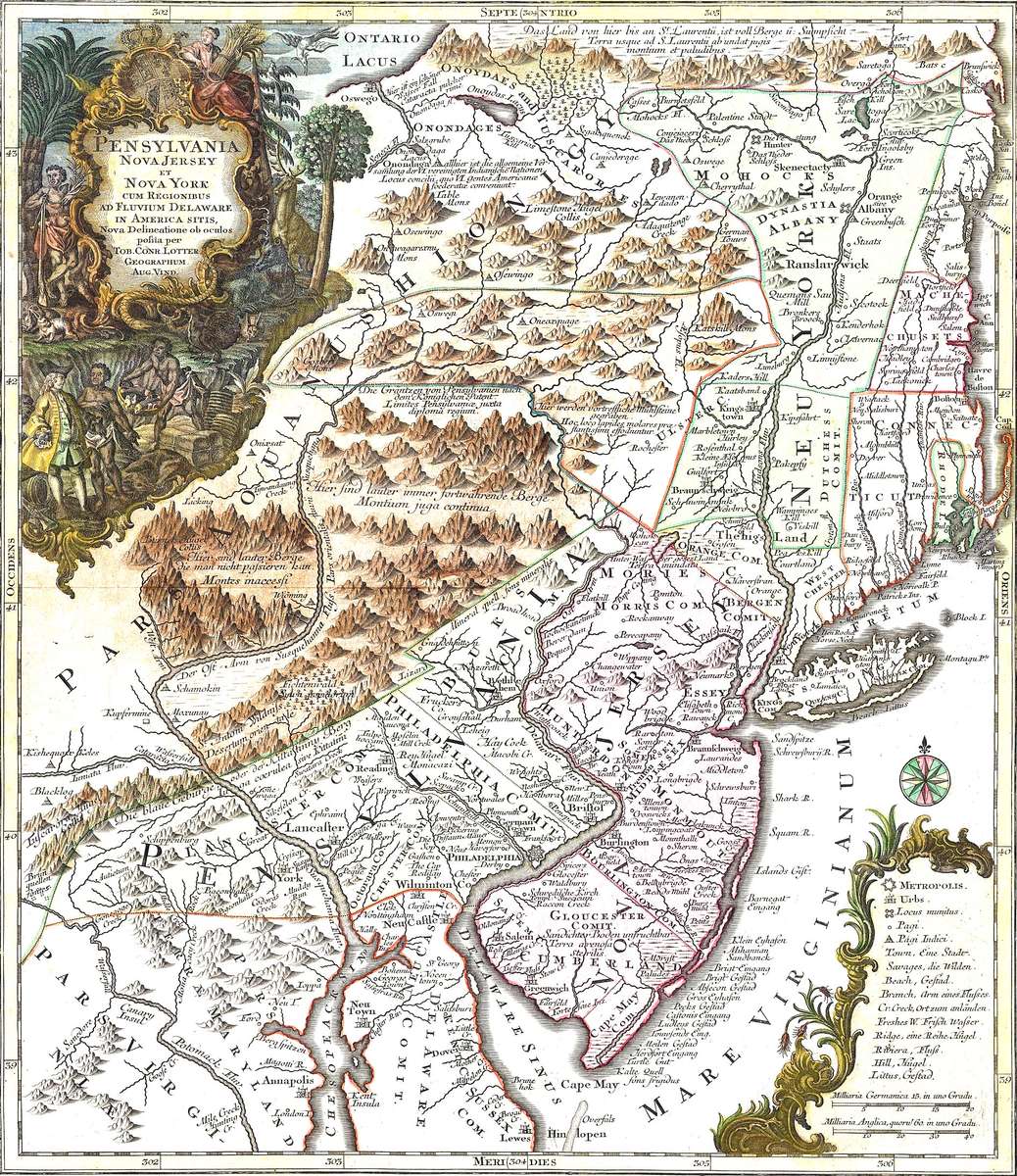 Lotter TC -1756- Pennsylvania Nova Jersey online puzzle