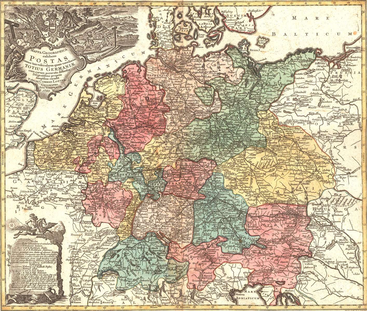 Lotter TC -1769- Postas Totius Germaniae jigsaw puzzle online