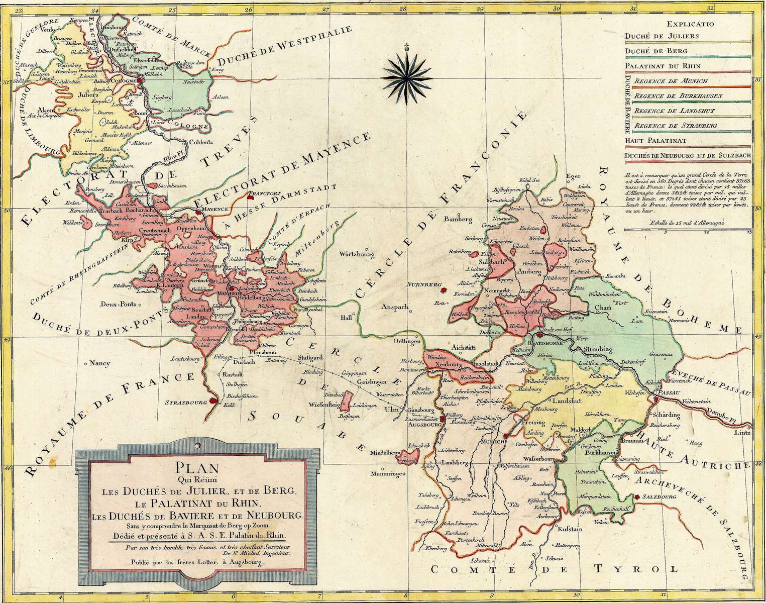 Lotter TC -1770- Duchies in Germany online puzzle