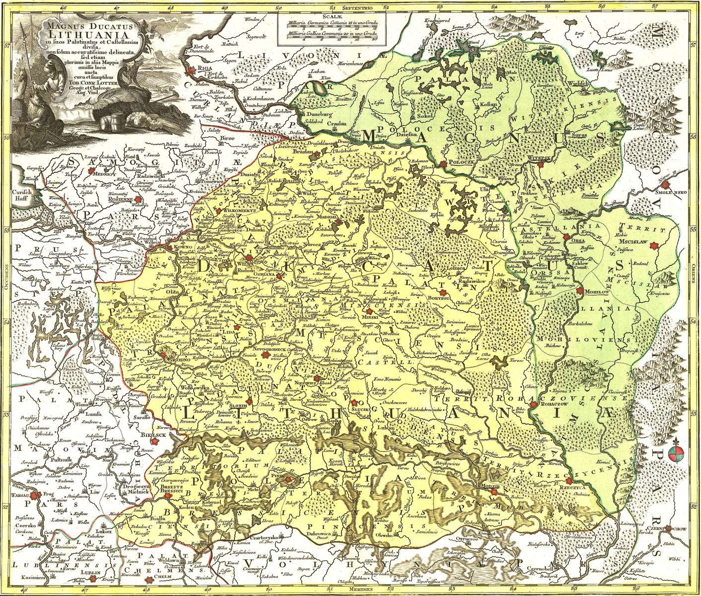 Lotter TC -1778- Magnus ducatus Lithuania online puzzle