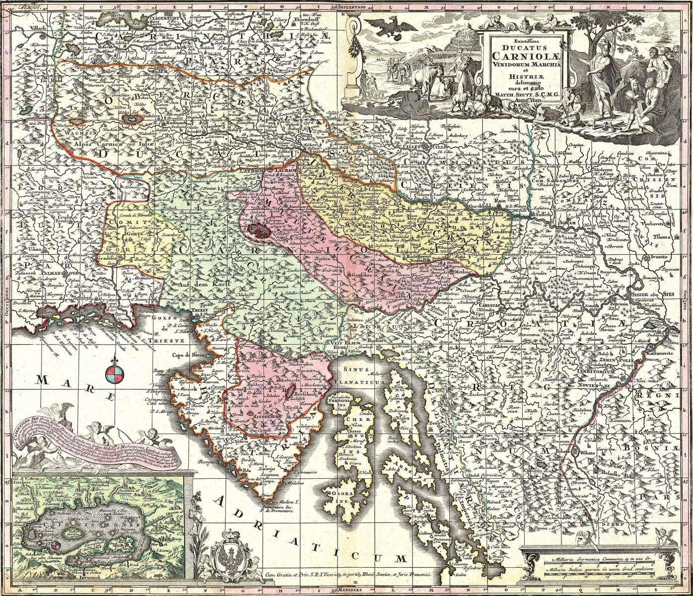 Lotter TC -approx. 1738- Ducatus Carniolae online puzzle