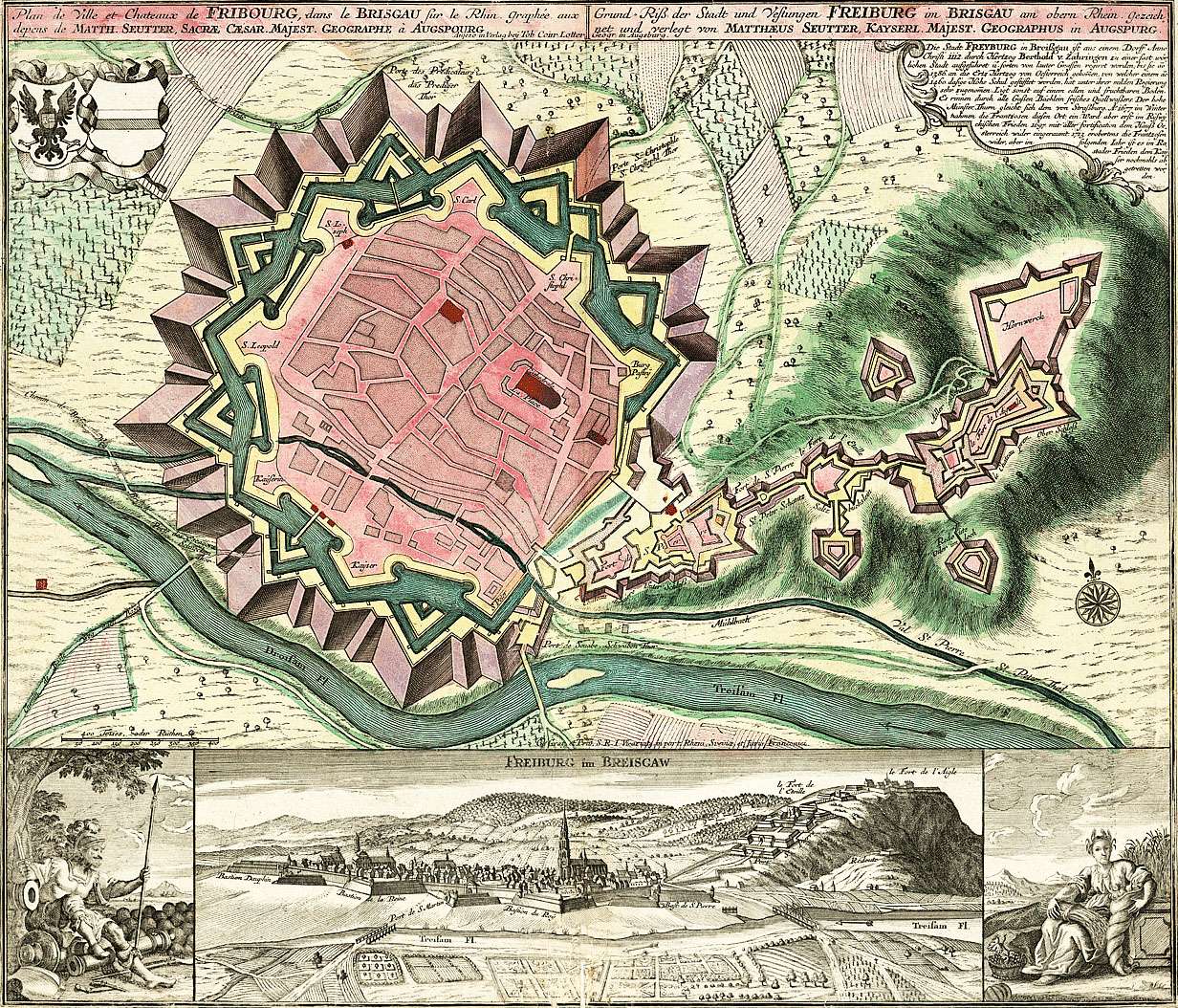 Lotter TC -approx. 1760- Freiburg im Breisgau online puzzle