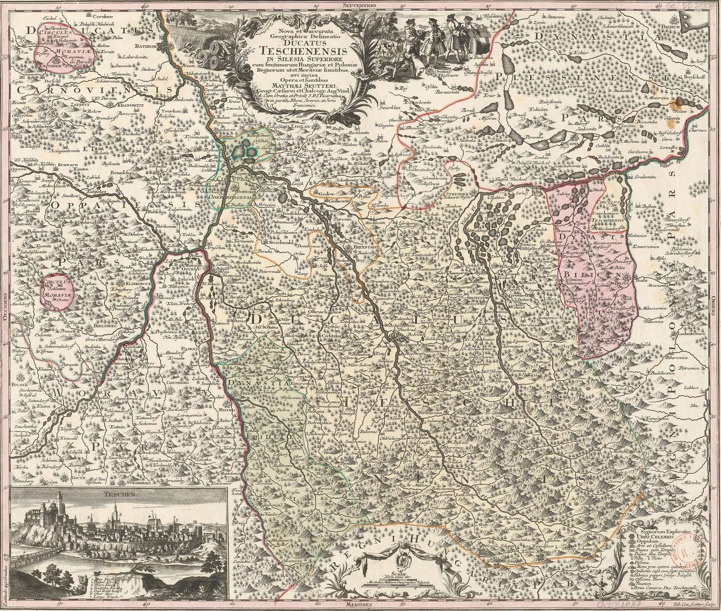 Lotter TC -approx. 1775- Ducatus Tschenensis online puzzle