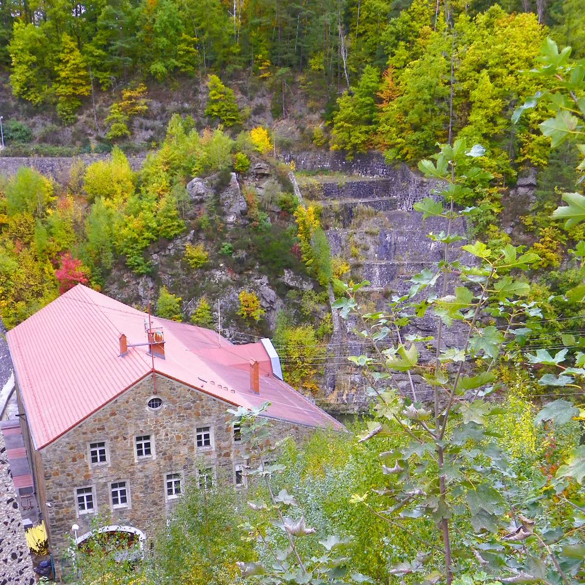 Vista della diga puzzle online