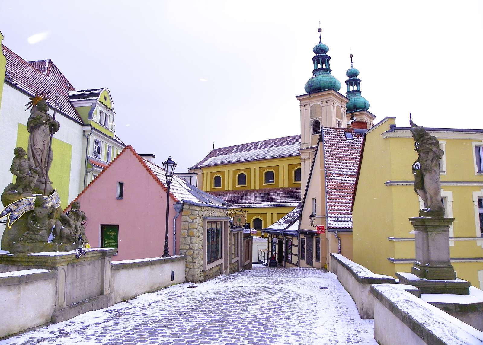 Kłodzko in inverno puzzle online