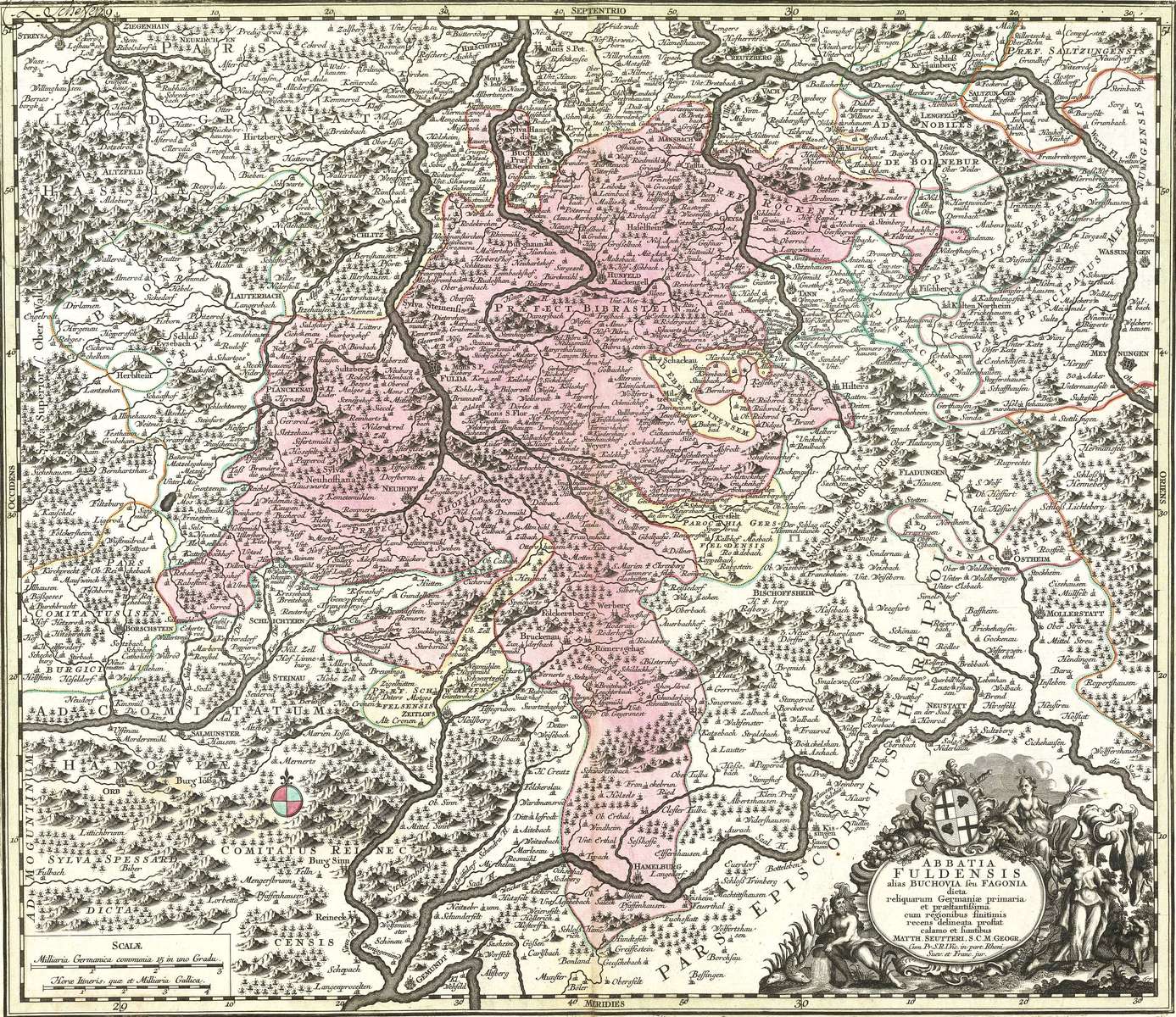 Lotter TC -approx. 1743- Abbatia Fuldensis online puzzle