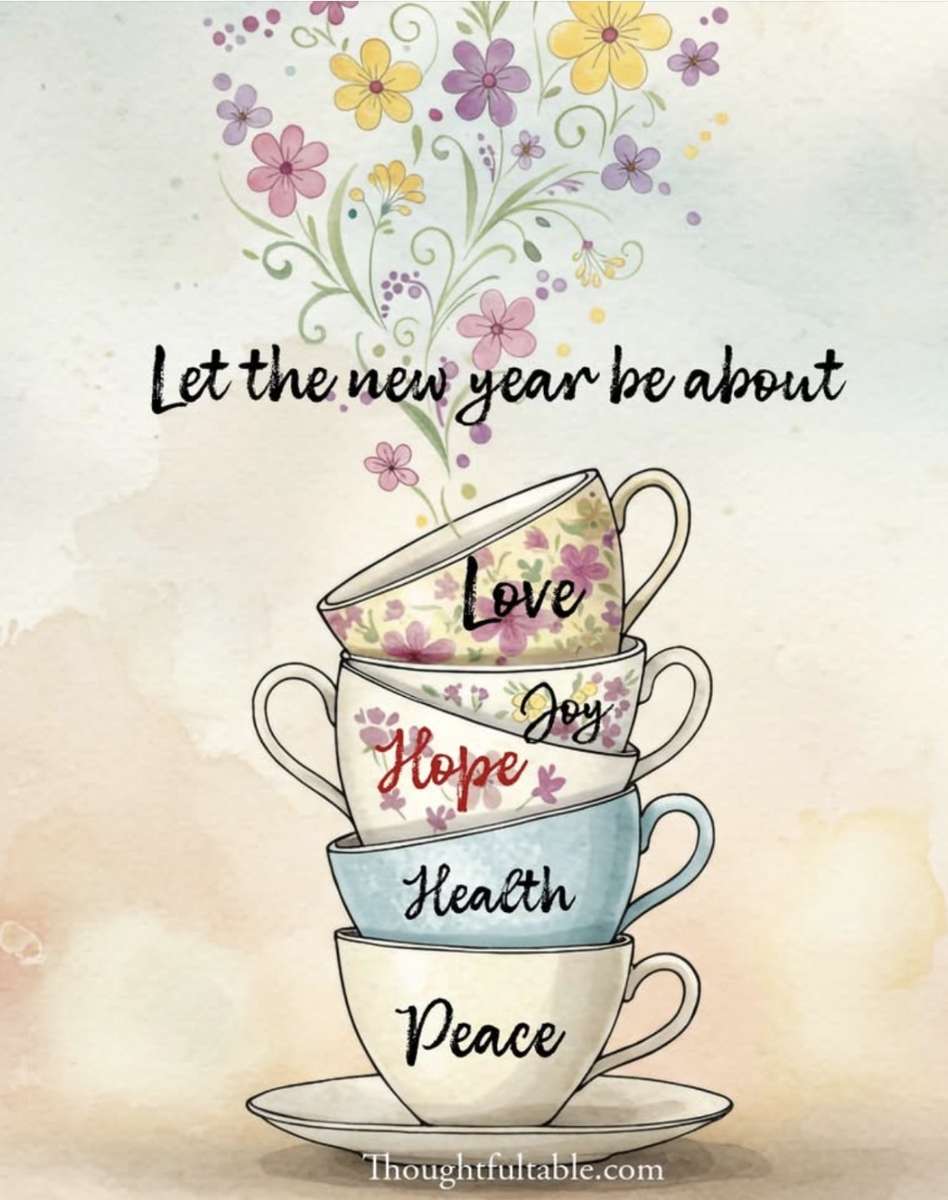 Tazas de té repletas de cosas buenas para todos. rompecabezas en línea