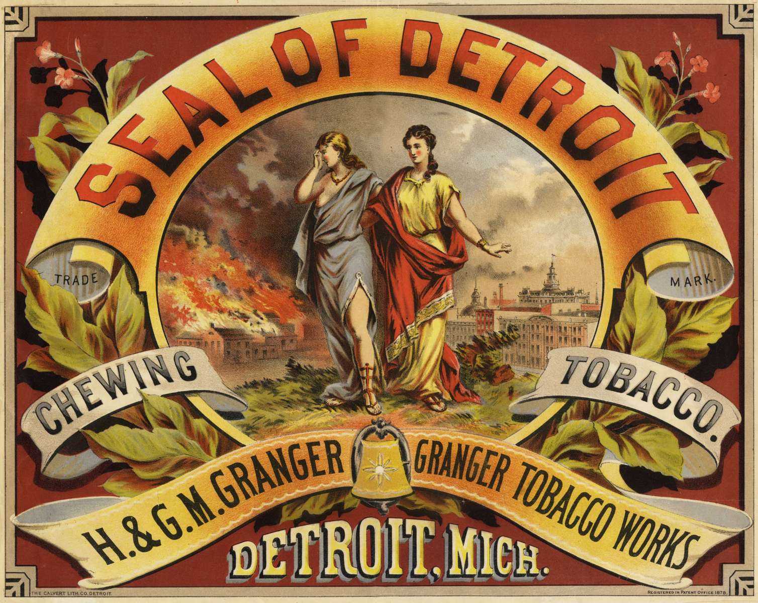 Granger Tobacco Works -1878- Chewing Tobacco Detroit online puzzle