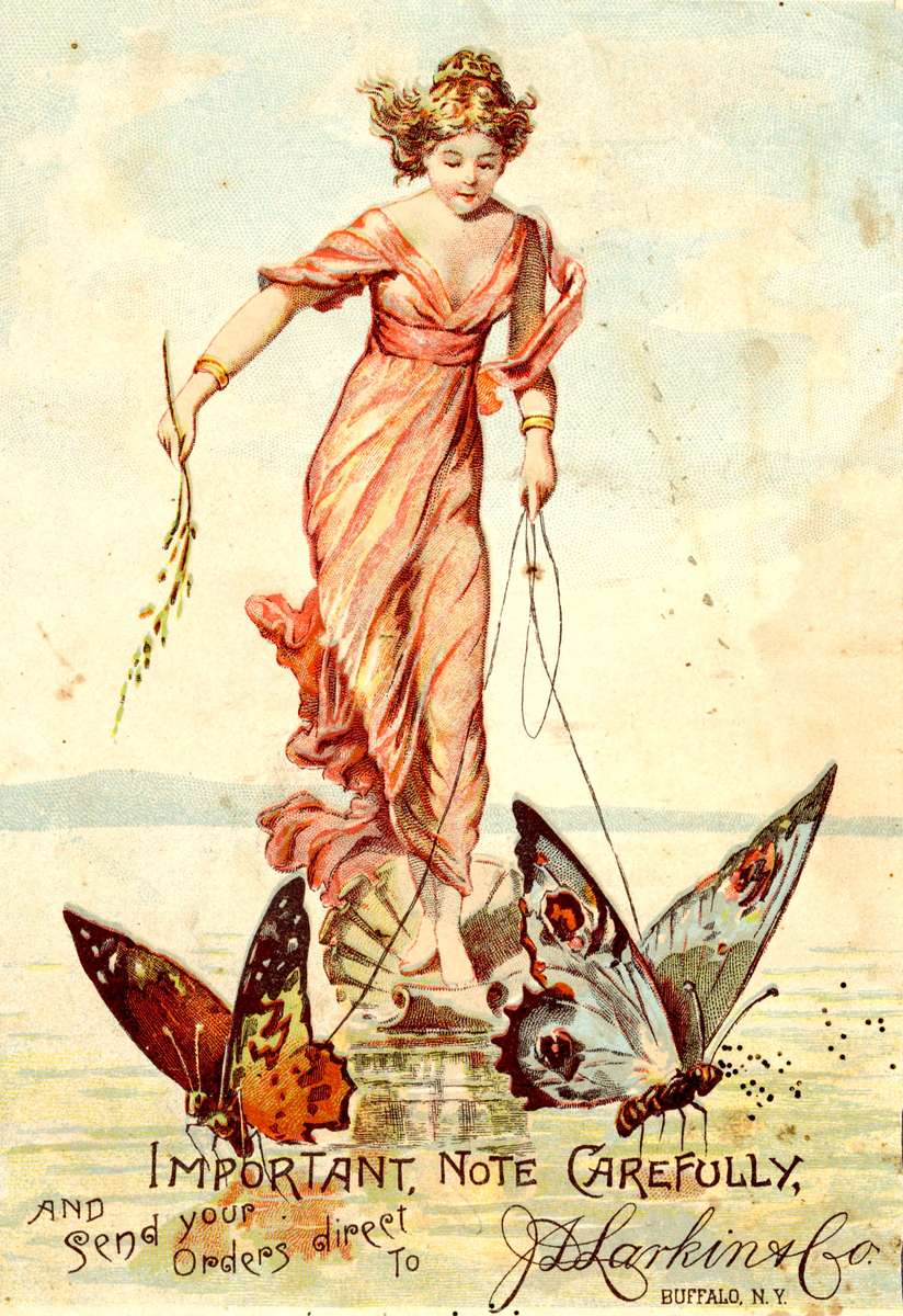 J. D. Larkin and Co -1880s- Boraxin advertising online puzzle