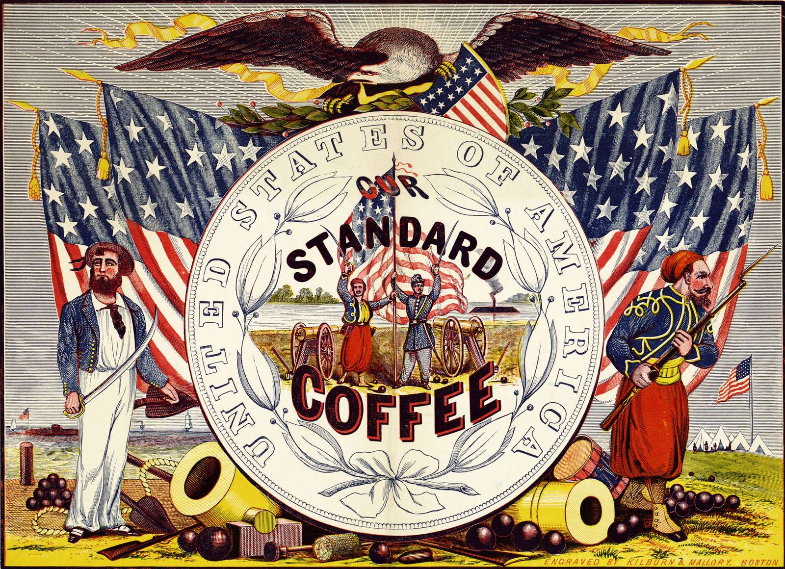 Kilburn & Mallory -1862- Standard Coffee jigsaw puzzle online