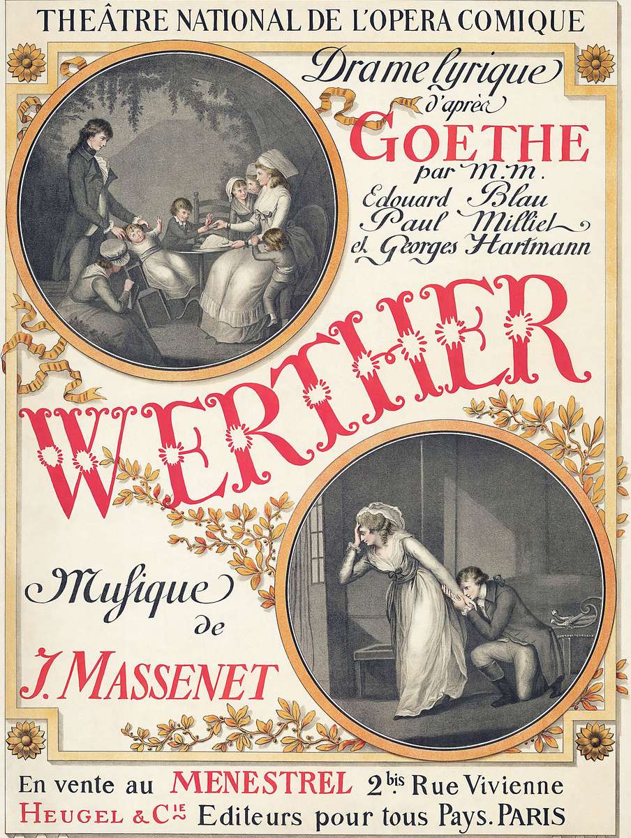 Grasset E -1893- L'Opera Comique - Werther online puzzle