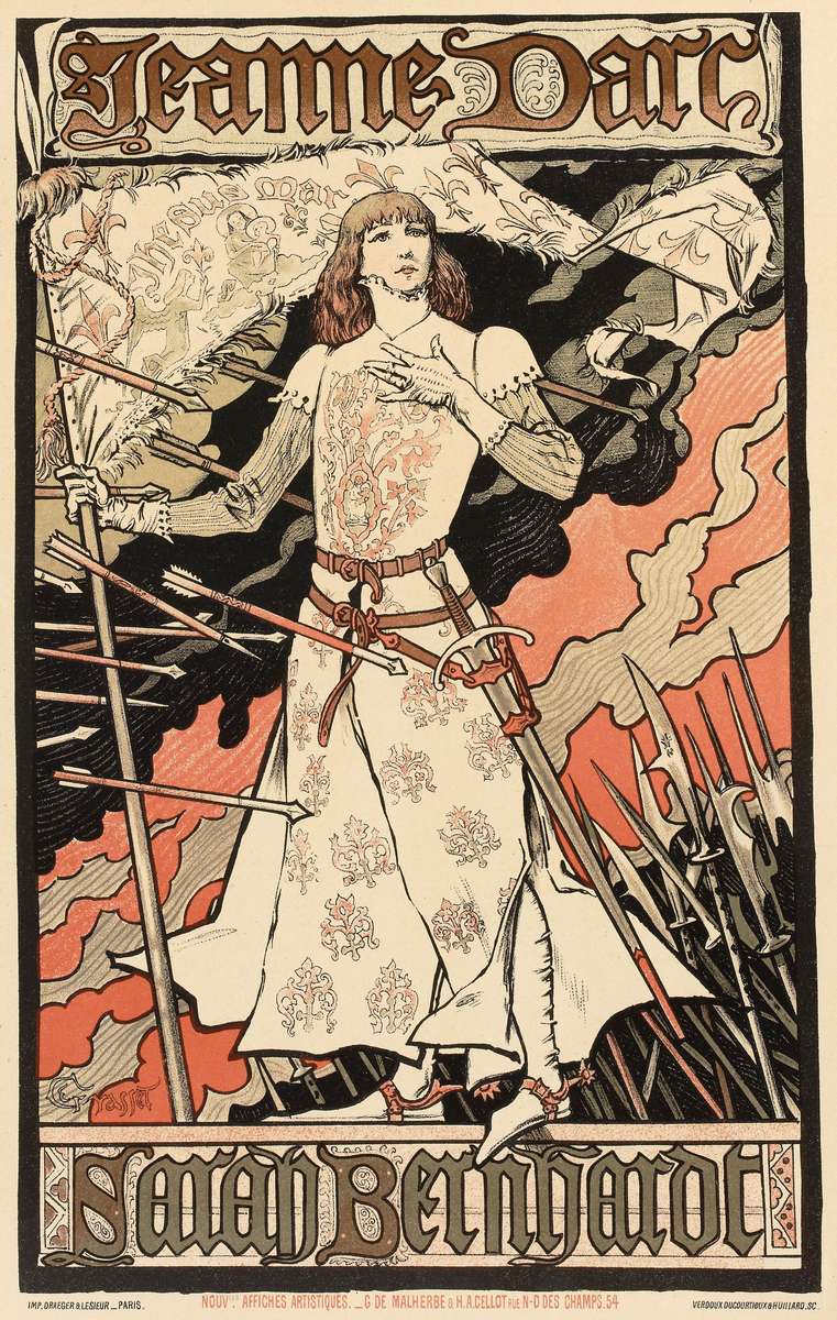 Grasset E -1895- Jeanne Darc online puzzle