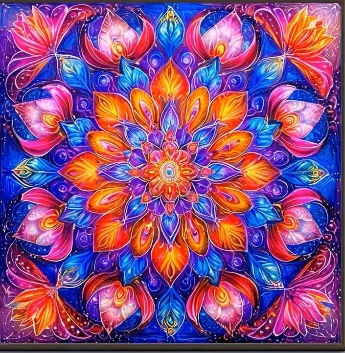 Mandala colorata puzzle online