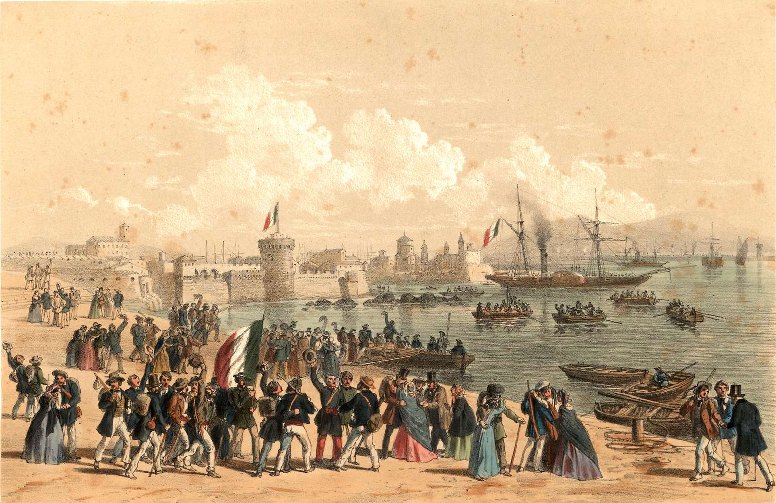 Mercereau C -approx. 1860- Livourne, Volunteers online puzzle