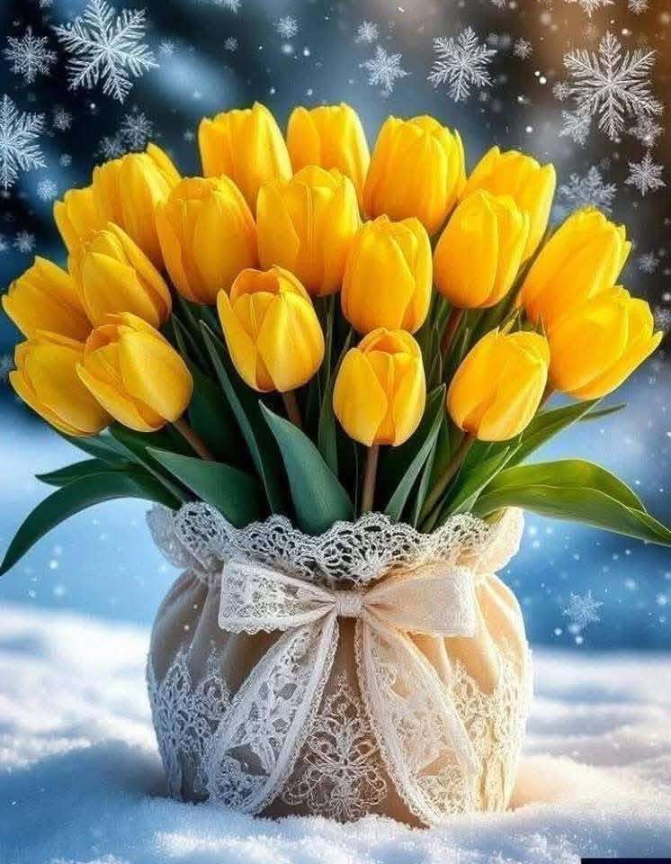 Yellow tulips jigsaw puzzle online