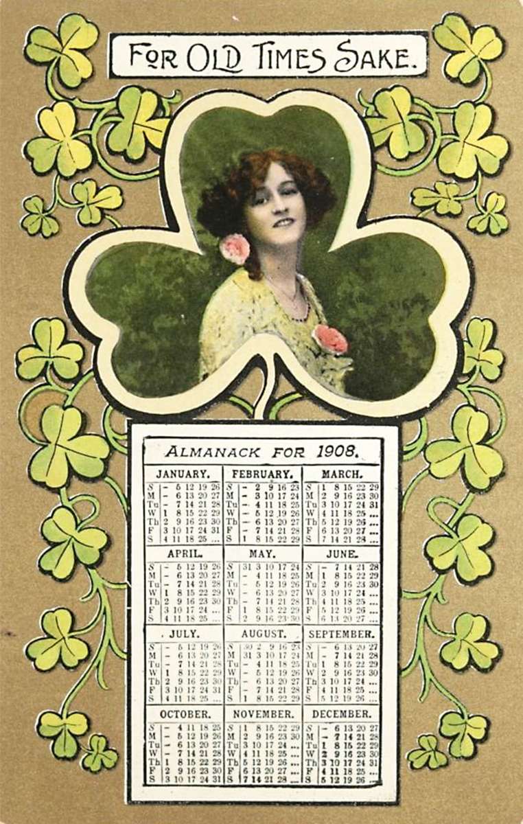Anonymus -1908- calendar jigsaw puzzle online