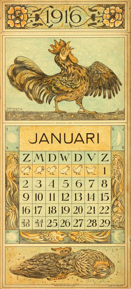 Anonymous -1916- January jigsaw puzzle online