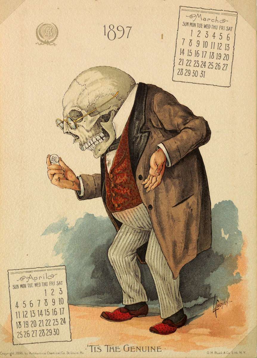 Crusius L -1897- The Antikamnia Calendar 03-04 online puzzle