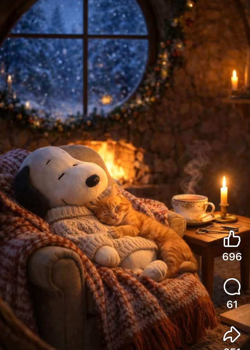 Snoopy und Freund Online-Puzzle