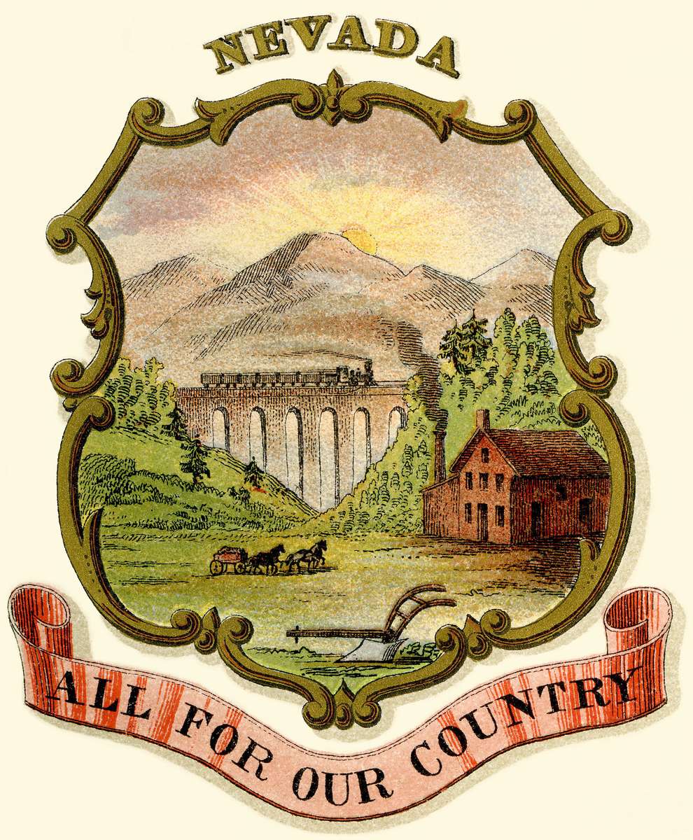 Prang L -1876- Wapenschild Nevada online puzzel