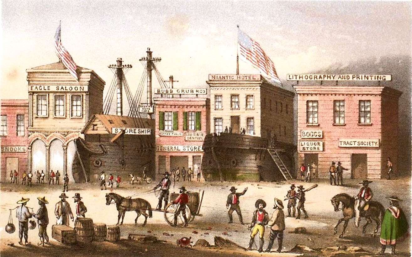 Anonymus -1855- Nave reutilizate, San Francisco jigsaw puzzle online