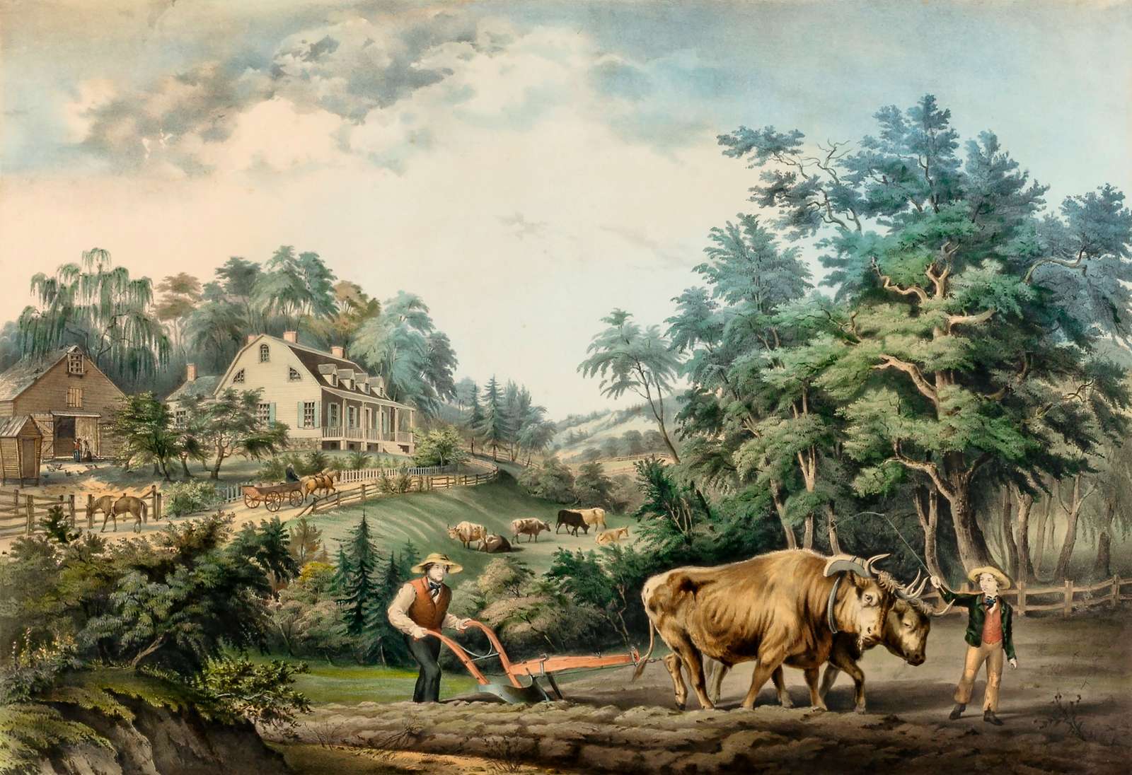 Bond Palmer FF -1853- scena fermei puzzle online