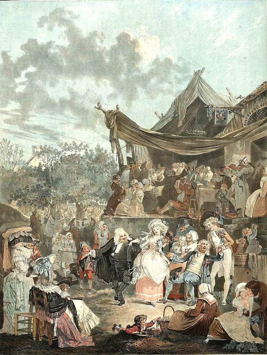 Debucourt LP -1786- A menyasszony menüje online puzzle