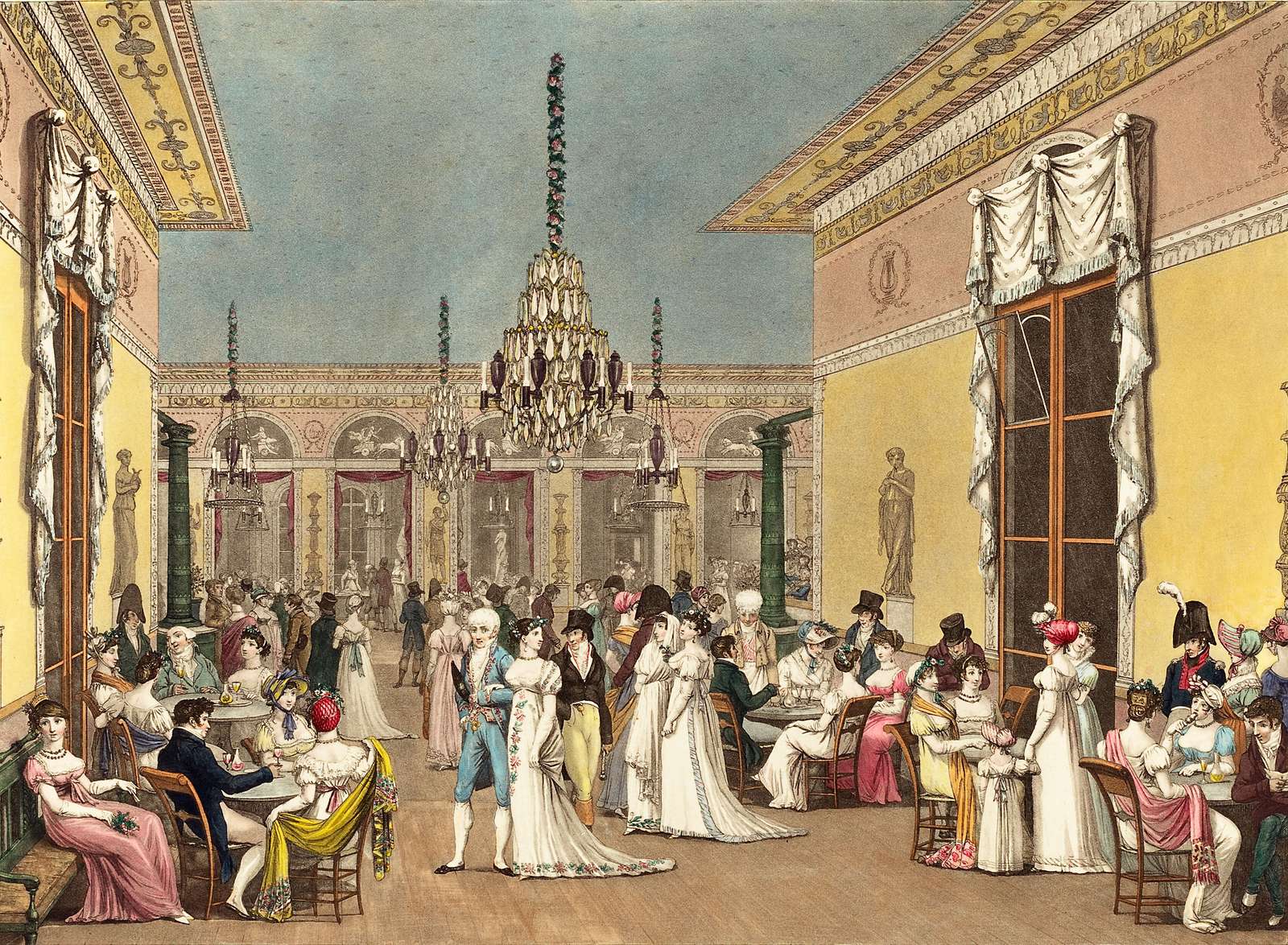 Debucourt LP -1807- A Café Frascati kertjei online puzzle