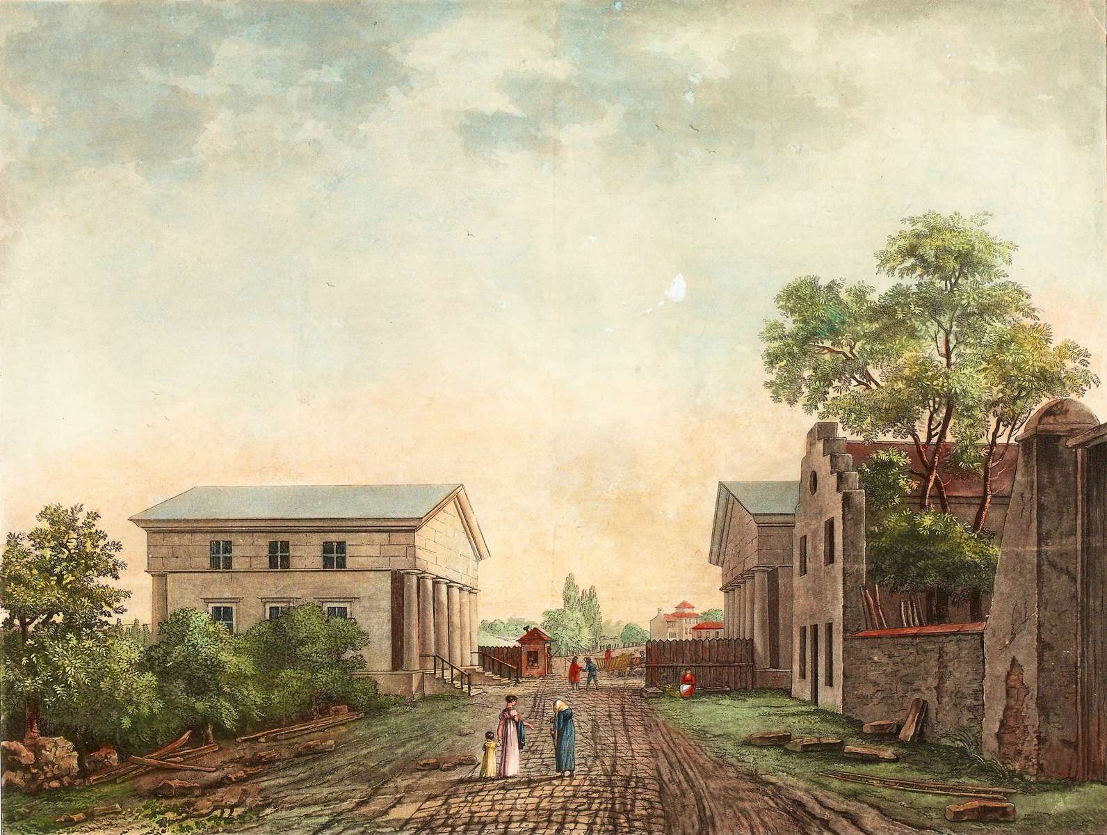 Debucourt LP -1808- Párizs, Barrière de Bercy kirakós online