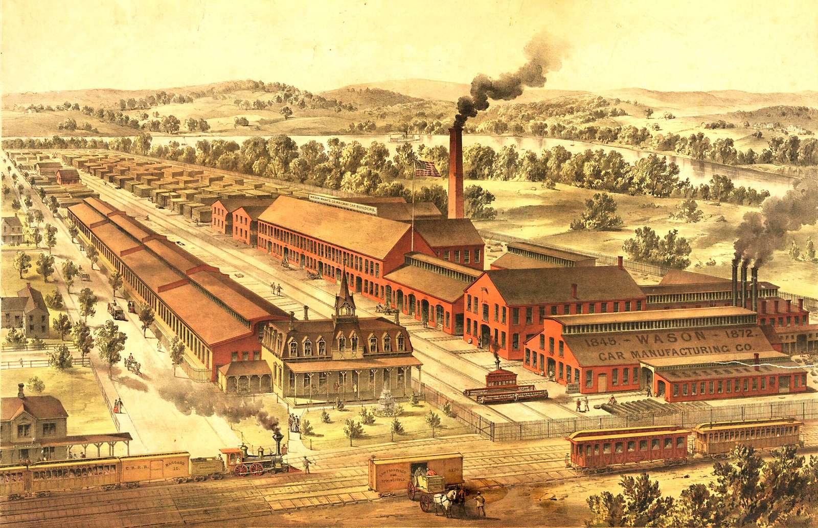 Parsons C -1872- Wason vagongyár, Springfield online puzzle