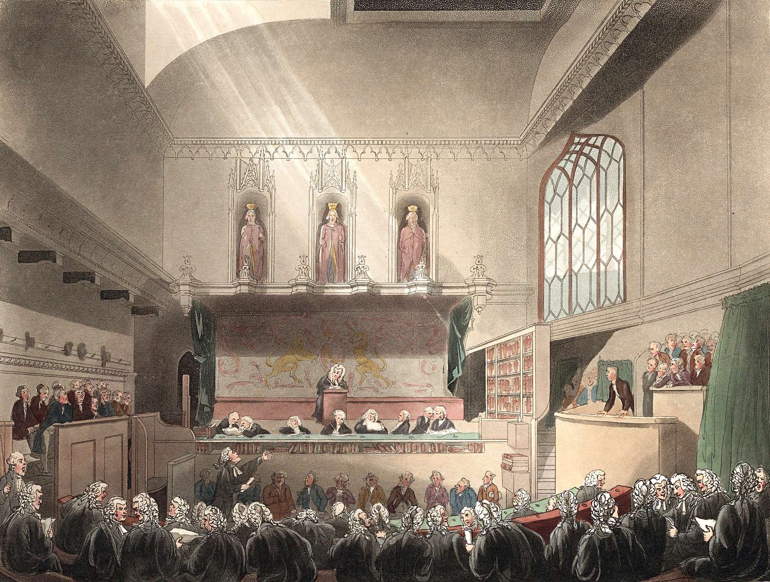 Pugin, Rowlandson-1808-Corte Real quebra-cabeças online