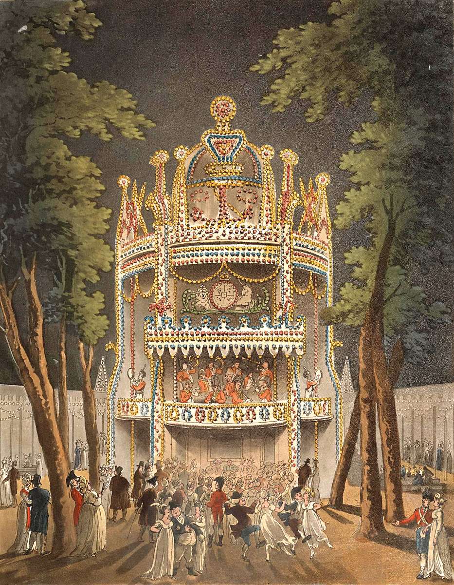 Bluck J-1809 - Vauxhall Garden, London online puzzle