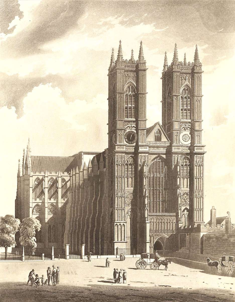 Bluck J-1811 – West Front Westminster Abbey, London kirakós online