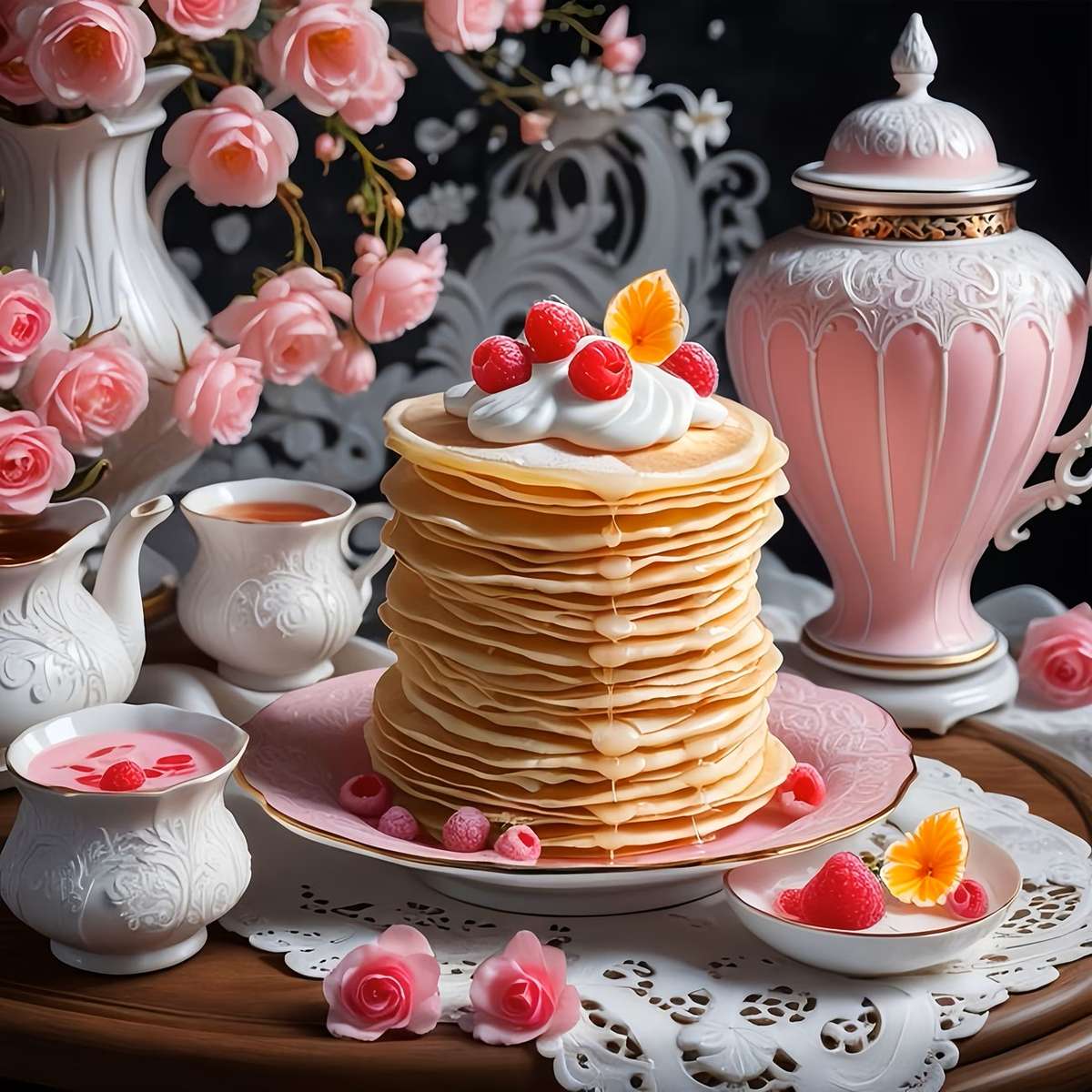 Obstpfannkuchen Puzzlespiel online