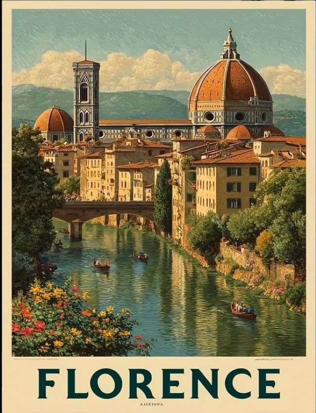 Einladung nach Florenz Online-Puzzle