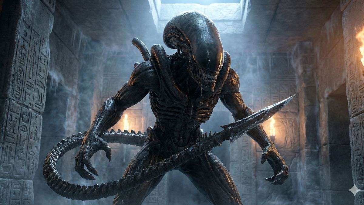 Außerirdischer Xenomorpher Außerirdischer Online-Puzzle