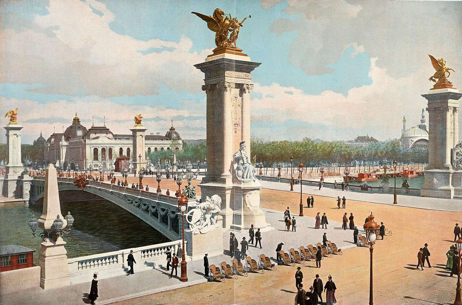 Manzi et Cie -1900- Wystawa Światowa w Paryżu 1900 puzzle online