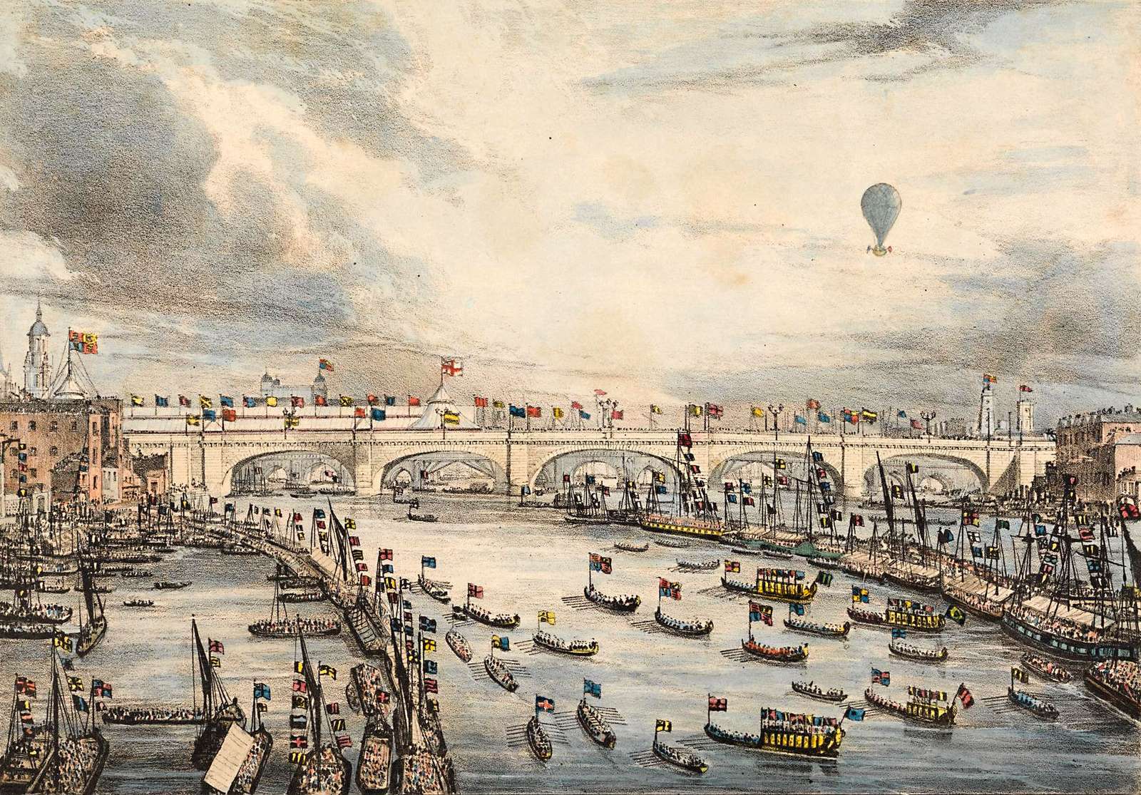 Motte CEP -1831- Opening of London Bridge, 1831 online puzzle