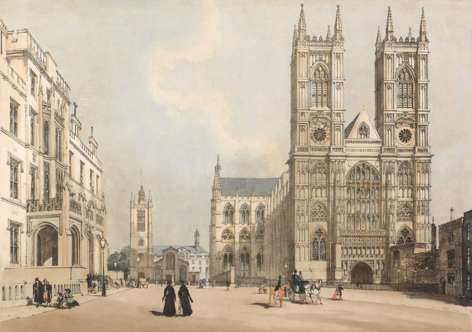 Chłopcy Tho -1832 - Opactwo Westminsterskie w Londynie puzzle online