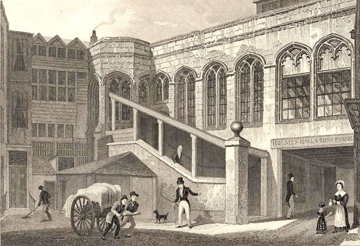 Tingle J. -1830- Crosby Hall, Bishopsgate Street puzzle online