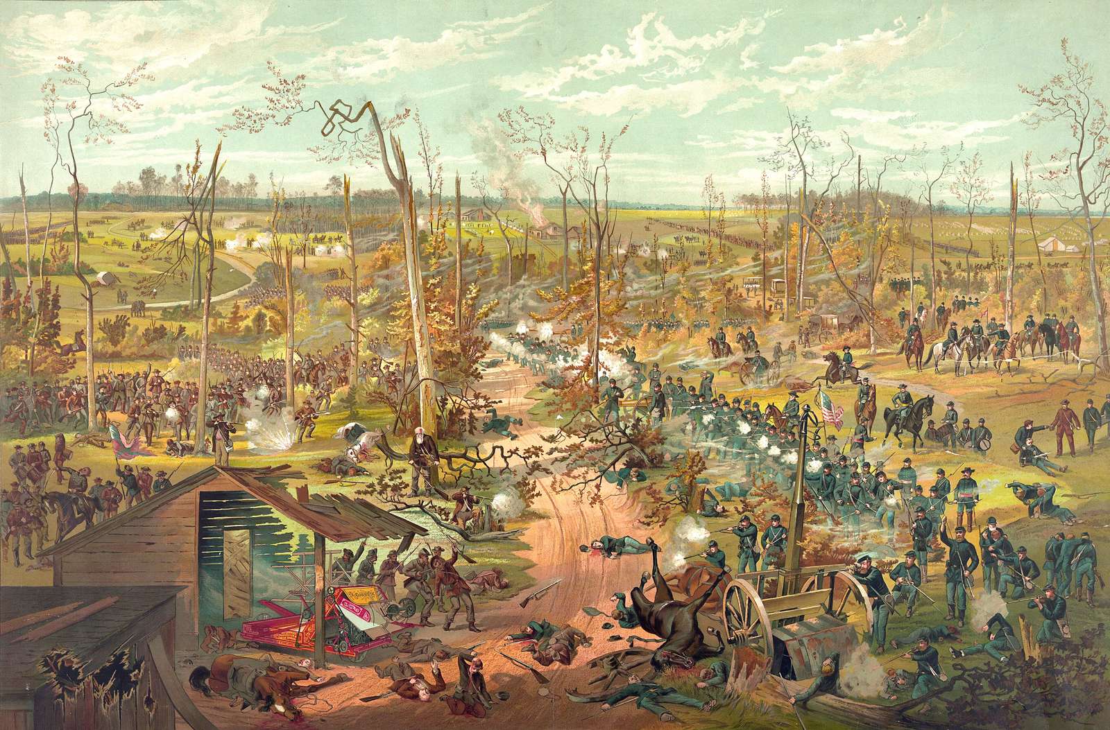 Cosack + Co -1885 - Bitwa pod Szilo 1862 puzzle online
