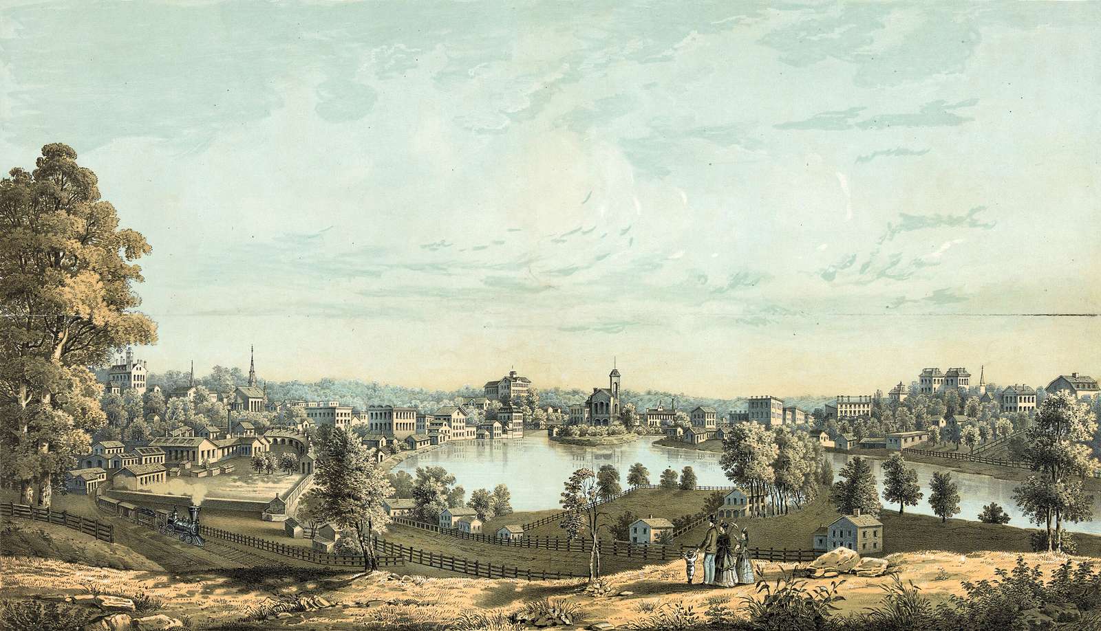 Popularne grafiki -1864 - Miasto Aurora puzzle online